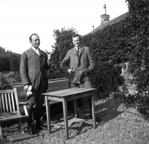 Scott and Wilson at Burnside Lodge at Glen Prosen